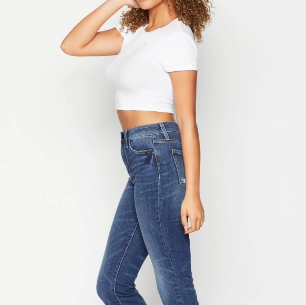BCBGeneration Crop Tee White Size Large - Picture 10 of 10